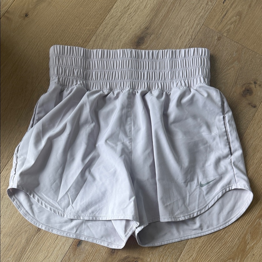 Women's high waisted lined Grayish/purple Athletic Shorts